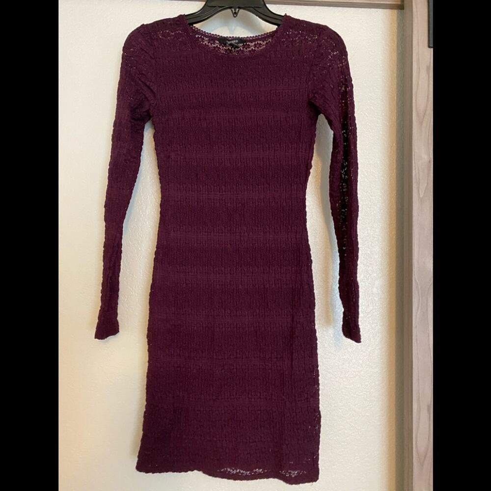 Forever 21 Plum lace Body con dress